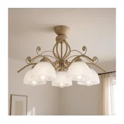 Brilagi - Plafonski luster ANTICO MODERN 5xE27/60W/230V bež