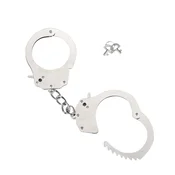 Gardj Europe Lisice – Me You Us Heavy Metal Handcuffs Silver