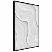 Poster - Snow Contour Lines 20x30