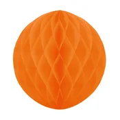 Papirnata dekorativna krogla “Honeycomb” oranžna, 20 cm
