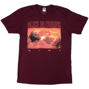 Alice In Chains Dirt Orange Maroon Red M Majica
