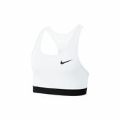 Sportski grudnjak Nike Dri-Fit Swoosh Band Bra Non Pad - white/black/black