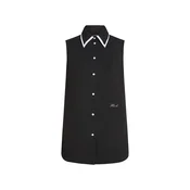 Karl Lagerfeld Bluza  črna / bela