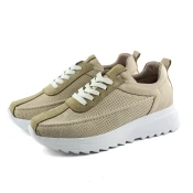 Mona Shoes Ženske patike, Kožne, Bež