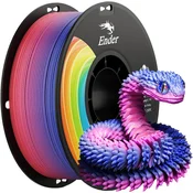 Creality Rainbow PLA+ filament, 1.75 mm, 1 kg