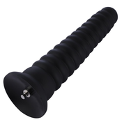 HiSmith HSA83 Tower Shape Anal Toy KlicLok 10.24 Black