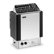 Grelec za savno - 9 kW - 30 do 110 °C - vklj. Nadzorna plošča