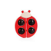 Bajo Ladybug ugriz rdeča