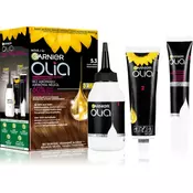 Garnier Olia Big Kit permanentna barva za lase odtenek 5.3 Golden Brown 1 kos