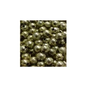 8 mm plasticna perla zlatna