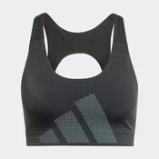 ADIDAS PERFORMANCE Športni nederček Powerimpact siva/črna