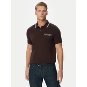 MICHAEL Michael Kors Polo majica CF6536S19P Temno rjava Regular Fit