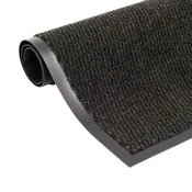Vidaxl Protiprašni predpražnik pravokotni taftani 80x120 cm črn