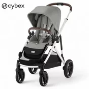 cybex gold otroški voziček gazelle™ s stone grey (silver frame)