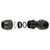 Cevna spojka 90° fi 40 mm polimer 9ALR9C40