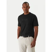 BOSS Majica Logo 50553652 Črna Regular Fit