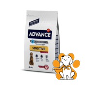 Advance Sensitive Adult 3kg, Jagnjetina & Pirinac, Za osetljive odrasle pse