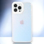 Infostyle Silikonski ovitek Holo za iPhone 13/14/15 - Bela Bela/Stil 2/TPU silikon