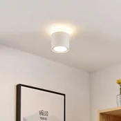Arcchio stropna svetilka Walisa, O 10 cm, bela, difuzor, GU10 - Dnevna soba/jedilnica - Sodobni - bela RAL 9003 - Aluminij