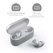 TECHNICS bežične slušalice EAH-AZ40E-S, srebrne