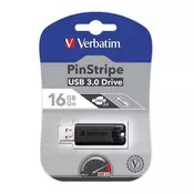 USB ključ VERBATIM PIN 16 GB ČRN (49316)