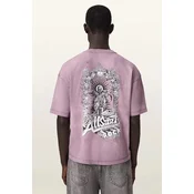 AllSaints pletena majica moška bombažna z elastanom AVALON