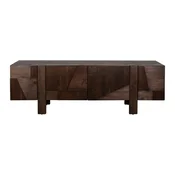 TV omarica iz masivnega lesa v temni naravni barvi 188x60x45 cm Bruneau – Dutchbone