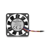 DeLOCK 67293 aksialni ventilator 12 V DC, 40 x 40 x 10 mm, črn