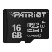 Patriot Pomnilniška kartica microSDHC 16 GB Class10