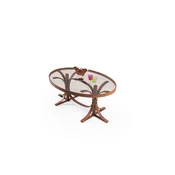 Hanah Home Sto za dnevnu sobu Buket, 112x47x78 cm, Smedi