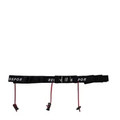 Športni pas Compressport Race Number Belt CU00013B Črna