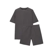 Pull&Bear Majica temno siva