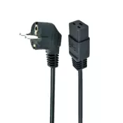 GEM Gembird Type F/C19 1.8m Black Power plug type F C19 coupler