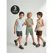 Sinsay - Pamucne majice 3 pack - krem