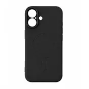 Silikonski ovitek LUXURY z Magsafe za iPhone 17 - črn