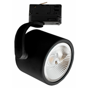 Spectrum LED MADARA tirna svetilka za zamenljivi vir AR111, 3-fazna, črna [SLIP003038]