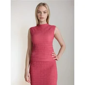 Sinsay - Strukturisana bluza bez rukava - roze