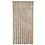 Vidaxl Zavesa proti mrčesu temno rjava in bež 90x220 cm šenilja