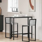 stol Siva Sonoma 100 x 40 x 100,5 cm Inženjerska drva i celik