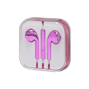 Slušalice 3,5mm metalik pink
