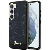 Guess originalna maskica za Samsung Galaxy S23 Marble GUHCS23SPCUMAK: crna