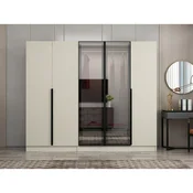 Hanah Home ormar sa reflektujucim staklom Nisa 20619, 225 cm, pešcar