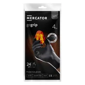 slomart NITRILNE rokavice MERCATOR Go Grip črne, 4 kos, vel. L