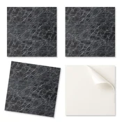 shumee Paket PVC ploščic z vzorcem za dnevno sobo, samolepilni marmorni vzorec z žilami 20x20x20 cm