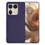 Trden TPU ovitek Techsuit Carbonite FiberShell za Motorola Edge 50 Ultra - purple