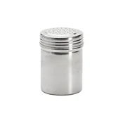 Container for sprinkling spices, with sieve, stainless steel, 7 x 10 c