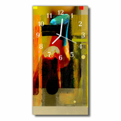 tulup.si Steklena navpična ura Art barva graphics 30x60 cm