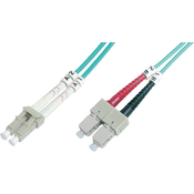Digitus Optični priključni kabel [1x LC vtič - 1x SC vtič] 50/125µ Multimode OM3 10 m Digitus