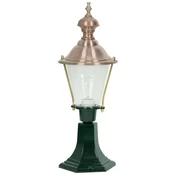 Casa Padrino Art Nouveau garden floor lamp green/copper A� 19 x H. 56 cm - Garden lantern - Garden lamp - Nostalgic garden lighting - Nostalgic garden lights
