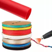 OEM Rdeča Toplokrčljiva Cev 90 Mm – 2:1 Krčenje, 1 M, 1000 v, UV Resistant, -30~125°C | Samougasljiva